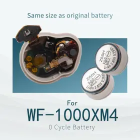 Wf-1000xm4 Abtter 610371153986 2pcs Z55h Battery Compatible With Sony Headset For Tr #2