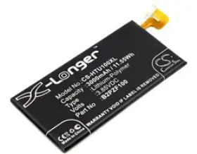 Bulbsandbatteries 2pzf100 Replacement For Htc Battery