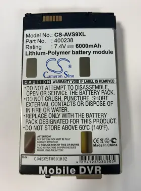 Cs-avs9xl Bulbsandbatteries Replacement For 400238 Battery Model 7.4v Archos And Others