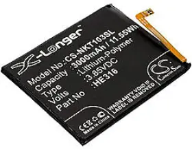 Wx-3ah3-1 Bulbsandbatteries Replacement For Ta-1025 Nokia And Others