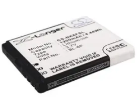 Bulbsandbatteries Wx-rq0w-4 Replacement For Nokia Bl-6f Battery