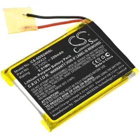 Cs-sds240sl Cameron Sino Battery For Sandisk Sansa Clip Sport Sdmx24 Media Player 3.7v 220mah