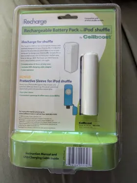 Ipr3-bp Cellboost Rechargeable Battery Pack For Ipod Shuffle #2