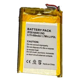 Centenex Electronics 811339013292 Battery For Apple Ipod Nano 2nd Generation 2 Gen 4gb Red 616-0283 616-0287 A1199