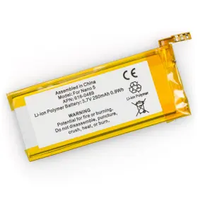 616-0467 Centenex Electronics 811339016941 Battery And Deluxe Toolkit For Apple Ipod Nano 5th Gen 616-0406 A1320