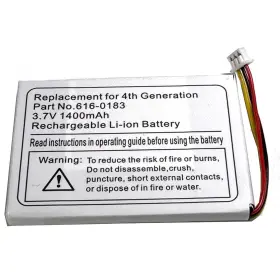616-0183 Centenex Electronics 811339017870 Battery For Apple Ipod 4th 4 Gen 616-0206 40gb 60g With Deluxe 8pc Toolkit