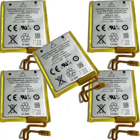 616-0640 Centenex Electronics As-baappleipodnano7-5 5-pack Battery For Apple Ipod Nano 7th Gen A1446 Md481ll/a 616-0639 New