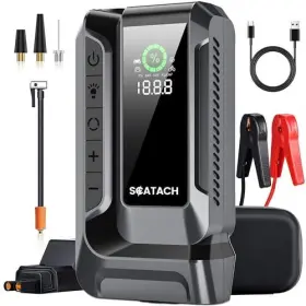 Q16-4000-2 Dongguan Huaqing Technology Co. Ltd 751757905703 Q16 4000a Car Jump Starter With Air Compressor 150psi Portable #2