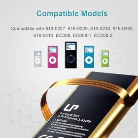 Lp 972822381336 Battery For Apple Ipod Video/classic 5th Generation 30gb 2-pack 650mah Repla #2