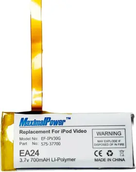 Maximalpower 313052515515 Replacement Battery For Apple Ipod Video/classic 30gb