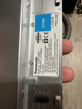 Cgr-h601 Panasonic Crg-h601 Rechargeable Battery For Portable Dvd Players #2