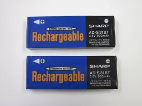 Sharp Ad-s31bt 2 3.6v 800mah Rechargeable Lithium-ion Battery -as-is For Parts
