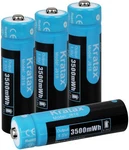 4PCS 1.5V Aa Li-ion Rechargeable Battery Lithium Kratax 3500MWH. Fixed Price $19.84.