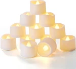 Homemory Timer Tea Lights Candles Pack Of 24, Warm White Glow, Base. Fixed Price $34.70.