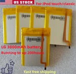Lg 3800MAH Battery Upgrade Replacement For Ipod Classic 6TH 7TH Video 5TH Lot. Fixed Price $90.89.