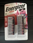 Energizer Max Alkaline Batteries Aaa - 48 Pieces Expires 2035 New Sealed. Fixed Price $13.99.
